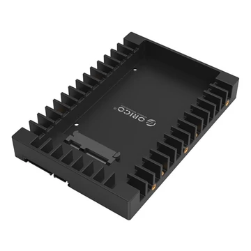 Orico Beépítő keret - 1125SS-V1-BK / 34/ (2,5" -> 3,5" SATA3 HDD / SSD, 9,5-12,5mm, Max.: 4TB, fekete)