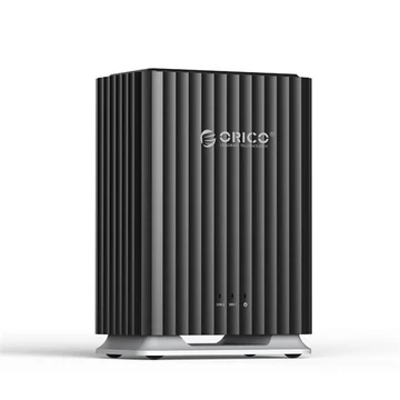 Orico DAS - 9728C3-EU-BK (2x 2,5 / 3,5 HDD / SSD -> USB-A / C, Max.: 44TB, fekete)