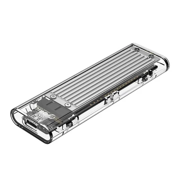 Orico Külső M.2 ház - TCM2-C3-BK / 19/ (USB-C 3.1 -> M.2 NVMe, Max.: 2TB, 10 Gbps, fekete)