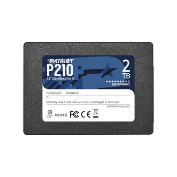 2TB Patriot 2,5" P210 SSD meghajtó (P210S2TB25)
