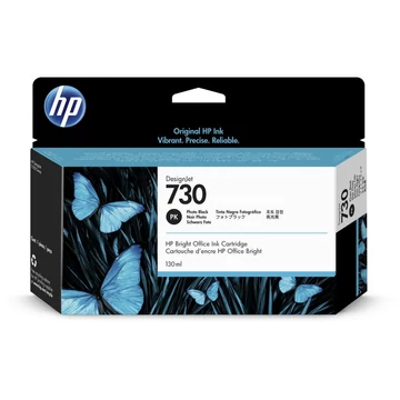 HP P2V67A Patron Photo Black 130ml No.730 (Eredeti) HP