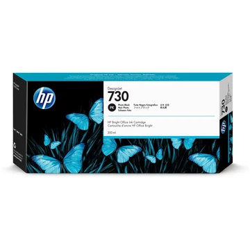 HP P2V73A Patron Ph.Bk 300ml No.730 (Eredeti) HP