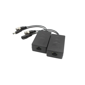 Dahua Video Balun + táp - PFM801-4MP-B10 (HDCVI, 2MP 200m, Cat5e / Cat6; 10db / csomag, 24–36 VDC in - 12V out)