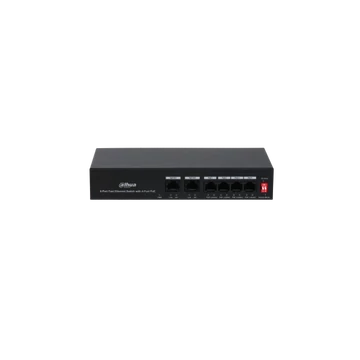 Dahua PoE switch - PFS3006-4ET-36 (4x100Mbps af / atPoE+ 2x100Mbps port, 36W)