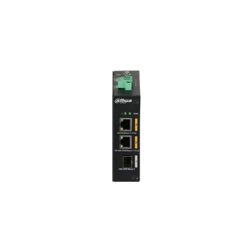 Dahua PoE switch - PFS3103-1GT1ET-60 (1x 100Mbps PoE + 1x 1Gbps PoE + 1xSFP)
