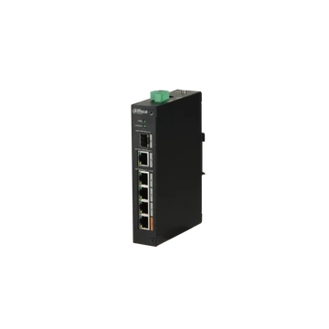 Dahua PoE switch - PFS3106-4ET-60 (4x 100Mbps PoE (60W) + 1x 1Gbps + 1xSFP, 53VDC)