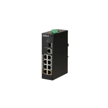 Dahua PoE switch - PFS3110-8ET-96 (8x 100Mbps PoE (96W) + 1x 1Gbps + 1 SFP, 53VDC)