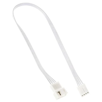 Kábel 4pin PWM hosszabbító, 30cm, Fehér