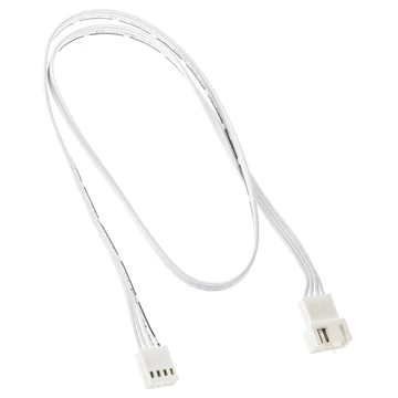 Kábel 4pin PWM hosszabbító, 60cm, Fehér