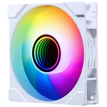 Ventilátor PHANTEKS M25 Gen2 PWM, fordított légáramlás, D-RGB, 3 darabos, 120mm, fehér