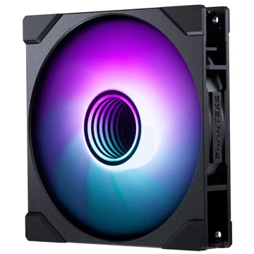 Ventilátor PHANTEKS M25 Gen2 D-RGB PWM, 140mm, D-RGB, fekete, 3darabos, retail