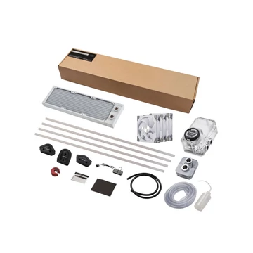 PHANTEKS Glacier EZ-Fit 360 D30-KIT, DIY AIO folyadékhűtő szett, fehér