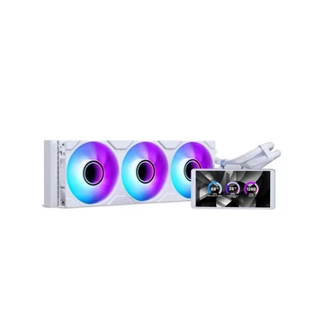 PHANTEKS Glacier One 360M25Gen2-LCD DRGB AiO CPU hűtő - 360 mm, fehér