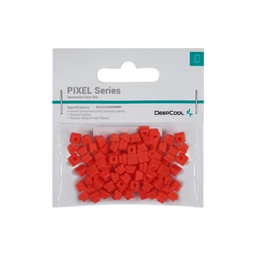 DeepCool Számítógépház Kiegészítő - PIXEL RD (100db, piros, szilikon)