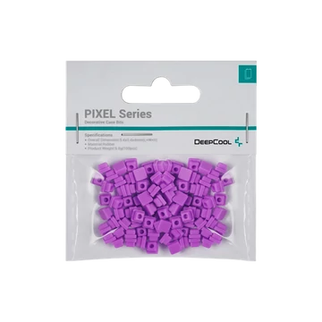 DeepCool Számítógépház Kiegészítő - PIXEL TV (100db, ibolya, szilikon)