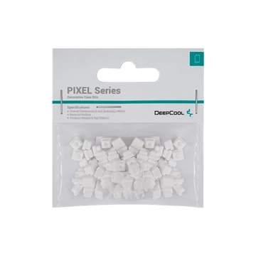 DeepCool Számítógépház Kiegészítő - PIXEL WH (100db, fehér, szilikon)