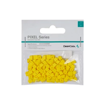 DeepCool Számítógépház Kiegészítő - PIXEL YE (100db, sárga, szilikon)