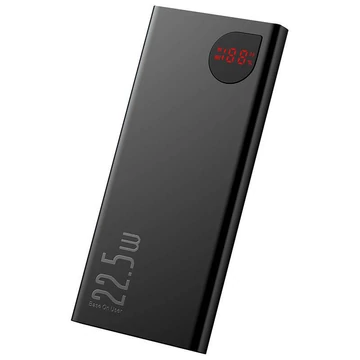 Baseus Adaman Metal Powerbank 10000mAh, 22.5W fekete (PPAD070001)