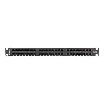 LANBERG PPU6-1048-B Lanberg Patch Panel 48 port 1U, cat. 6, black