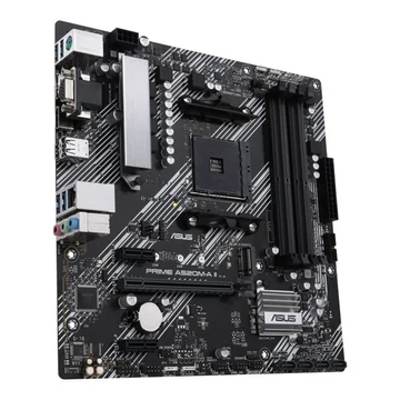 Asus Alaplap - AMD PRIME A520M-A II / CSM AM4 (A520, 2xDDR4 4800MHz, 1xGBE LAN, 1xM.2, 4xSATA3, DP / HDMI / VGA)