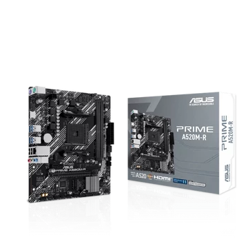 Asus Alaplap - AMD PRIME A520M-R AM4 (A520, 2xDDR4 5100MHz, 1xGBE LAN, 1xM.2, 4xSATA3, HDMI)