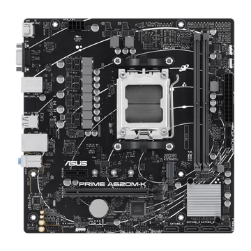 Asus Alaplap - AMD PRIME A620M-K AM5 (A620, 2xDDR5 7200 + MHz, 1xGBE LAN, 1xM.2, 4xSATA3, VGA + HDMI)