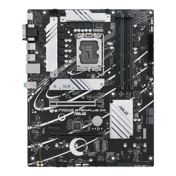 Asus Alaplap - Intel PRIME B760-PLUS D4 s1700 (B760, 4xDDR4 5066MHz, 4xSATA3, 3xM.2, HDMI + DP + VGA)