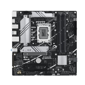 Asus Alaplap - Intel PRIME B760M-A-CSM s1700 (B760, 4xDDR5 7200 + MHz, 4xSATA3, 2xM.2, 2xHDMI + DP)