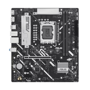 Asus Alaplap - Intel PRIME B860M-K s1851 (B860, 2xDDR5 8800 + MHz, 4xSATA3, 2xM.2, HDMI + DP)
