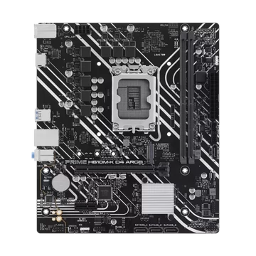 Asus Alaplap - Intel PRIME H610M-K D4 ARGB s1700 (H610, 2xDDR4 3200MHz, 4xSATA3, 1xM.2, HDMI)