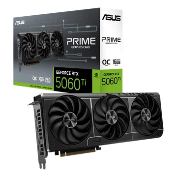 Asus Videokártya - nVidia PRIME-RTX5060TI-O16G (16384MB, GDDR7, 128bit, 1xHDMI, 3xDP)