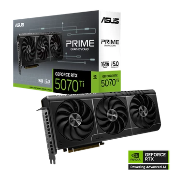 Asus Videokártya - nVidia PRIME-RTX5070TI-16G (16384MB, GDDR7, 256bit, 1xHDMI, 3xDP)