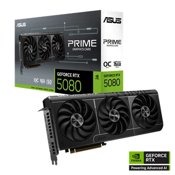 Asus Videokártya - nVidia PRIME-RTX5080-O16G (16384MB, GDDR7, 256bit, 1xHDMI, 3xDP)