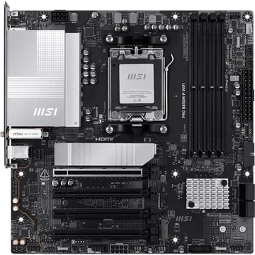 MSI PRO B850M-P WIFI desktop alaplap microATX