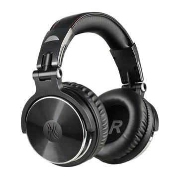 ONEODIO DJ Fejhallgató - Pro 10 Black (Vezetékes, 3,5mm, 6,35mm jack, Hi-Res Audio)