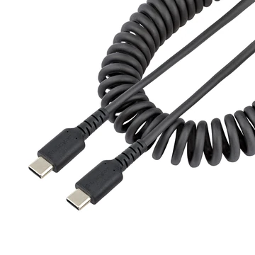 USB C CHARGING CABLE COILED .