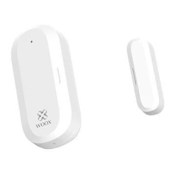 Woox Smart Zigbee Nyitásérzékelő - R7047 (ajtó / ablaknyitás érzékelés, 2xCR2032, Zigbee 3.0)