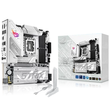 Asus Alaplap - Intel ROG STRIX B860-G GAMING WIFI s1851 (B860, 4xDDR5 9066 + MHz, 4xSATA3, 4xM.2, HDMI + DP + Thunderbolt4)