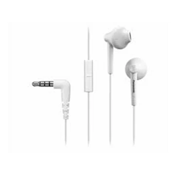 Panasonic RP-TCM55E fehér mikrofonos,  vezetékes fülhallgató headset