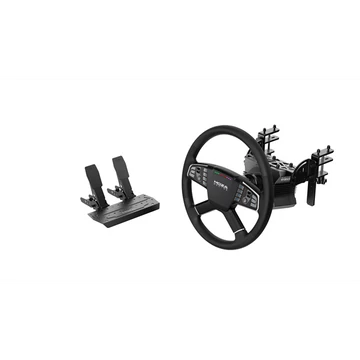 Moza Racing kormány - Trucking PC Szimulátor szett (Kamion / Traktor, DD, R5 bázis, TSW kormány, SR-P Lite pedál, bilincs)