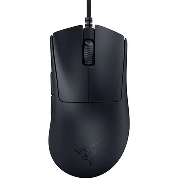 Razer Egér - DeathAdder V3 Pro (Optikai, 30000DPI, 4 gomb, harisnyázott kábel, fekete)