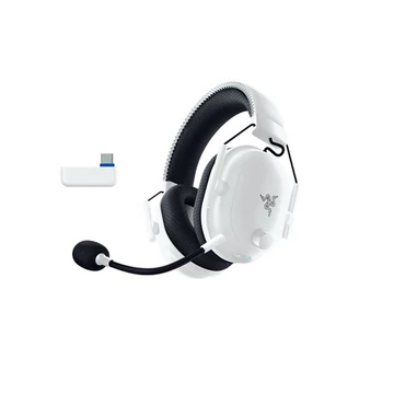 Razer Fejhallgató - Blackshark V2 Pro PS (Bluetooth, mikrofon, hangerőszabályzó, fehér)