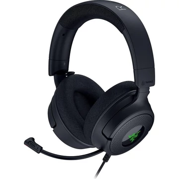 Razer Fejhallgató - Kraken V4 X (USB, mikrofon, hangerőszabályzó, 1,8m kábel, fekete)