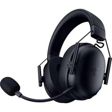 Razer Fejhallgató - Blackshark V3 X Hyperspeed PS  (Bluetooth, mikrofon, hangerőszabályzó, fekete / kék)