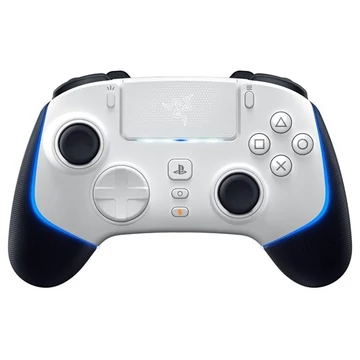 Razer Gamepad - Wolverine V2 Pro White (Vezeték nélküli, PC / PS5, fehér / kék)