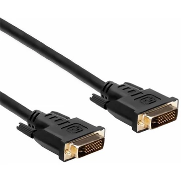 OEM DVI-D - DVI-D M / M video kábel 2m fekete dual link