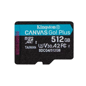 512GB MSDXC CANVAS GO PLUS 200R GEN4 A2 U3 SINGLE PACK W/O ADP