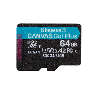 64GB MSDXC CANVAS GO PLUS 200R GEN4 A2 U3 SINGLE PACK W/O ADP