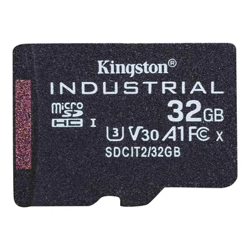 KINGSTON 32GB microSDHC Industrial C10 A1 pSLC Card Single Pack w/o Adapter