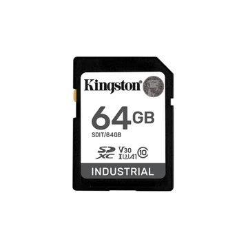 64GB SDXC INDUSTRIAL C10 -40C TO 85C UHS-I U3 V30 A1 PSLC